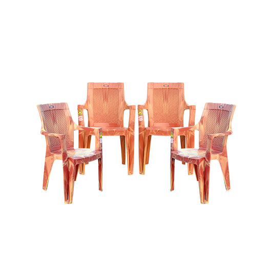 Wicker Plastic Chair Set of 4