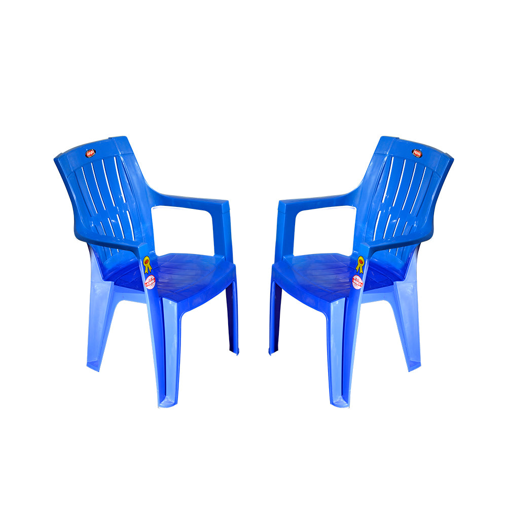 Cane Plastic Chair Set of 2 - Outdoor Chair