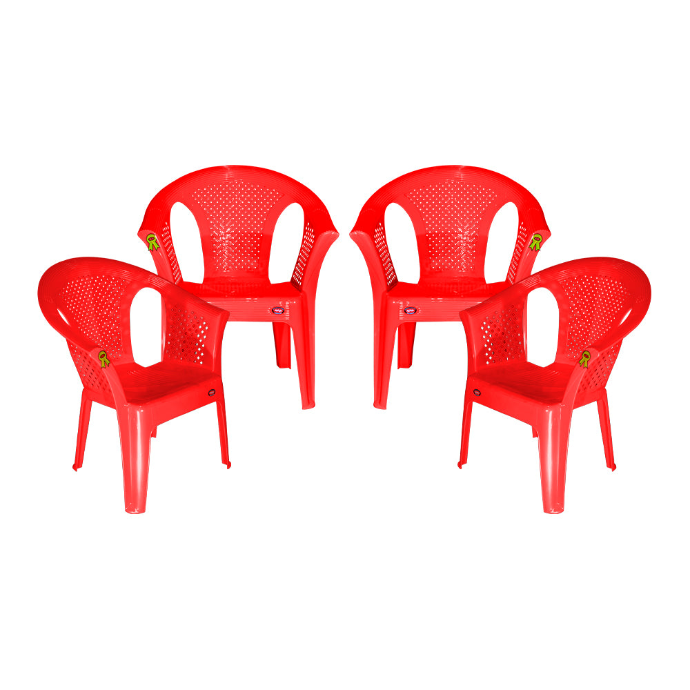Sofa Plastic Chair Set of 4