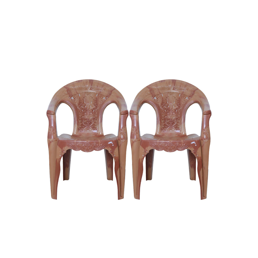 Crown Plastic Chair Set of 2