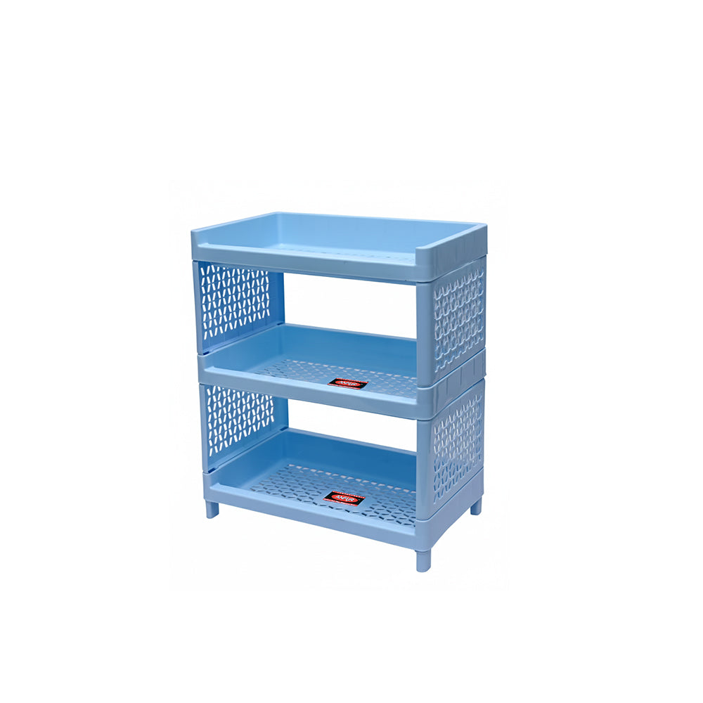 Stacko 3-Tier Storage Rack | Multipurpose Organizer for Kitchen, Bedroom, Bathroom & Office