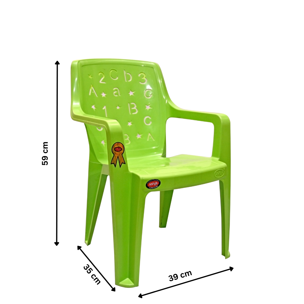 Fun Kid Chair Set of 4 – Alphabet Edition