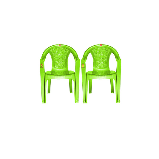 New Flora Plastic Chair Set of 2 - Outdoor Chair