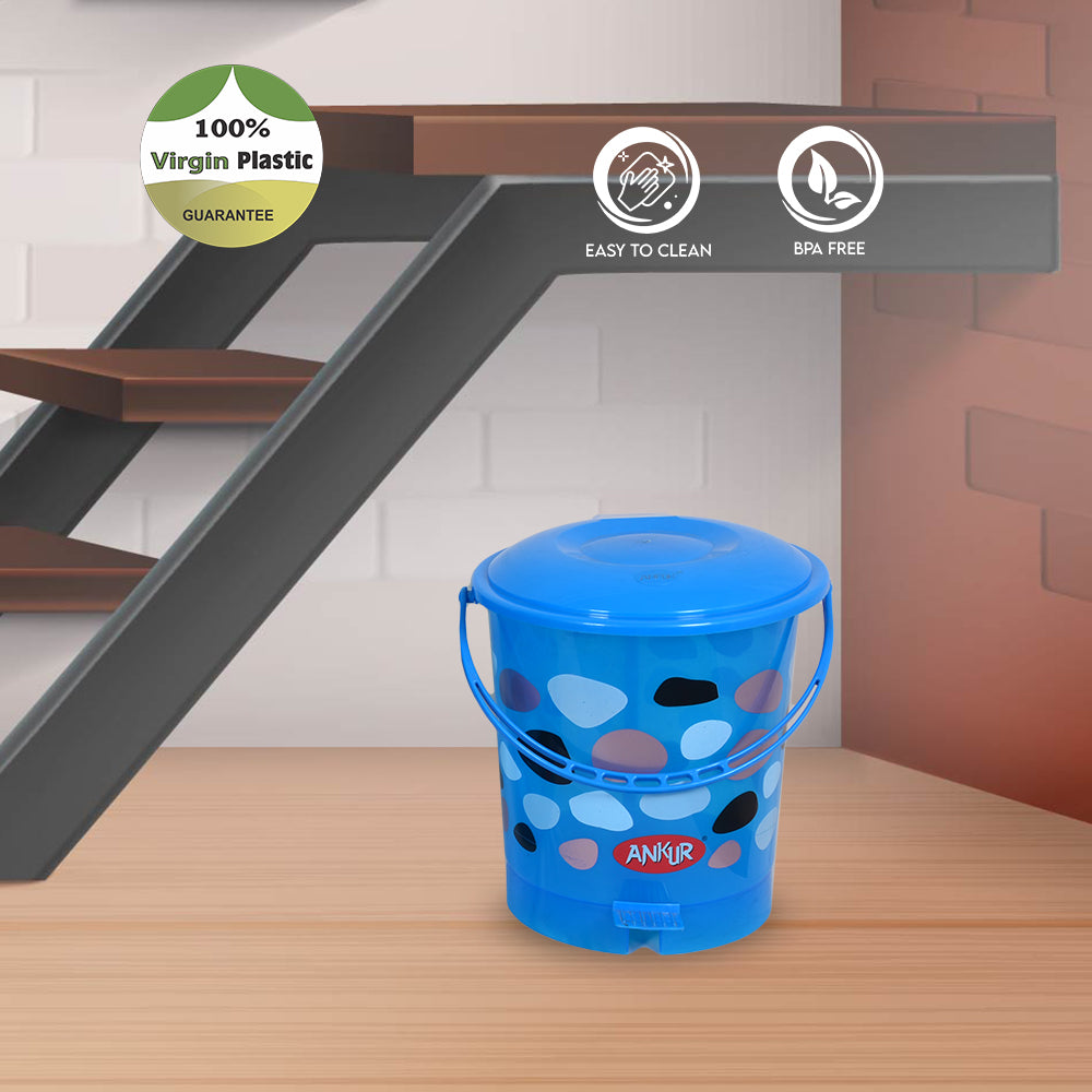 Hygiene Pedal Bin Tint – Blue Plastic Waste Bin (7L / 12L)