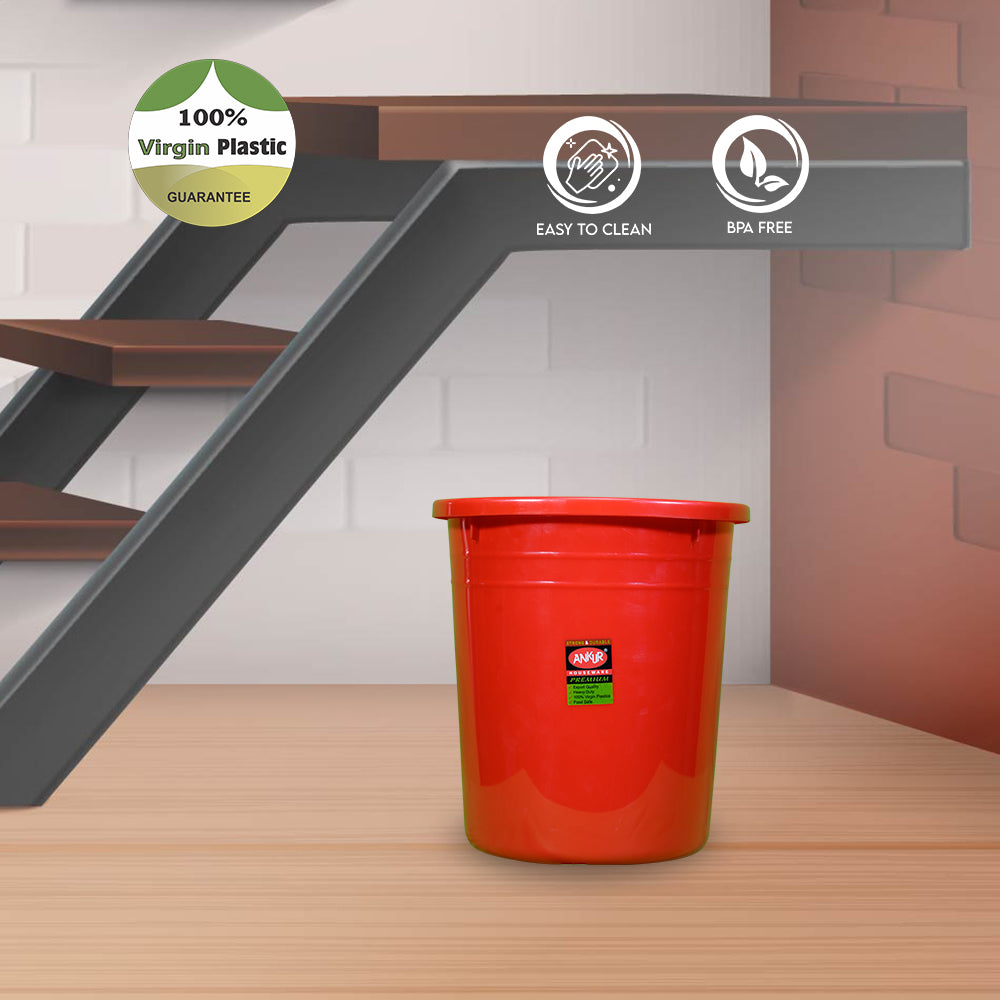 Square Dustbin Bucket – Plastic Bin 7L (Pack of 3)