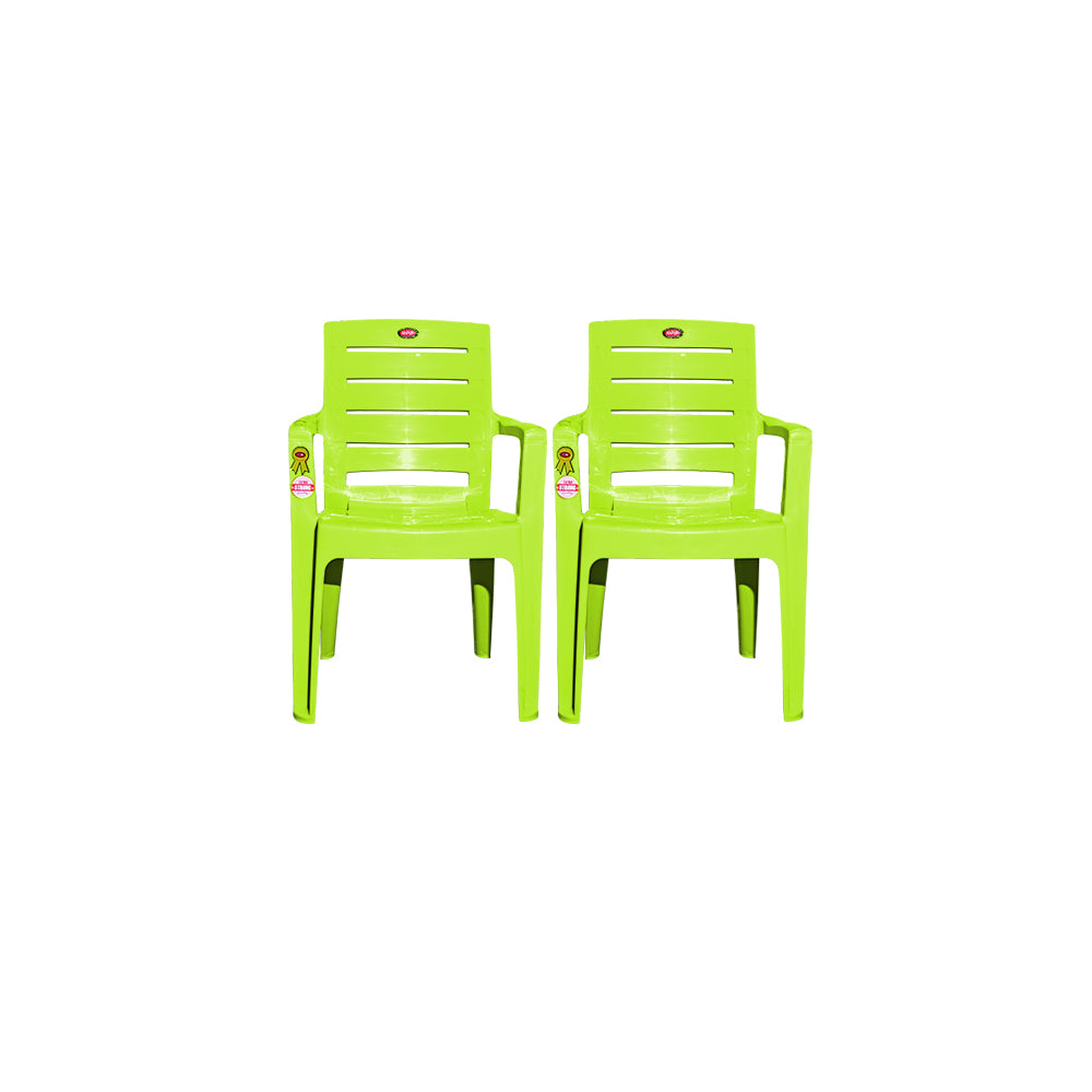 Striphy Plastic Chair Set of 2 - Office Chair