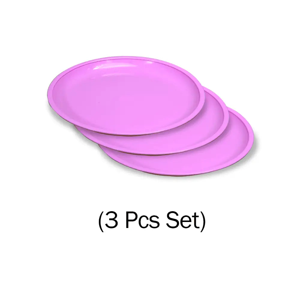 Zesty-Round Plate (3 Pcs Set)