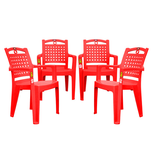 Comfy Plastic Chair Set of 4 - Dining Chair