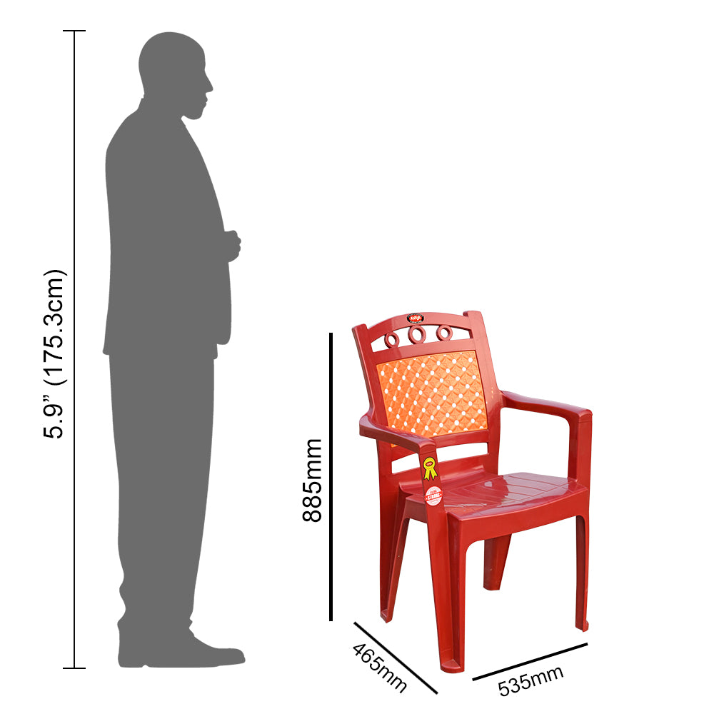 Majesty Plastic Chair Set of 2
