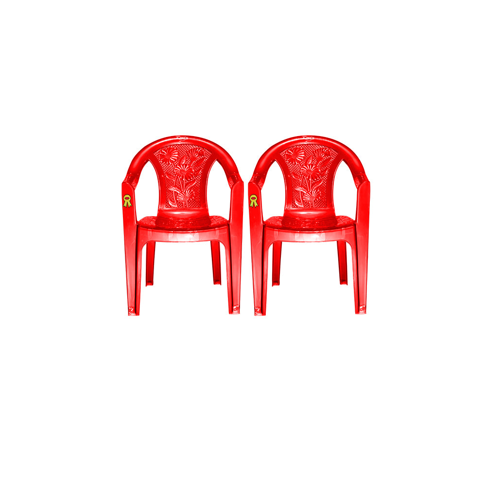 New Flora Plastic Chair Set of 2 - Outdoor Chair