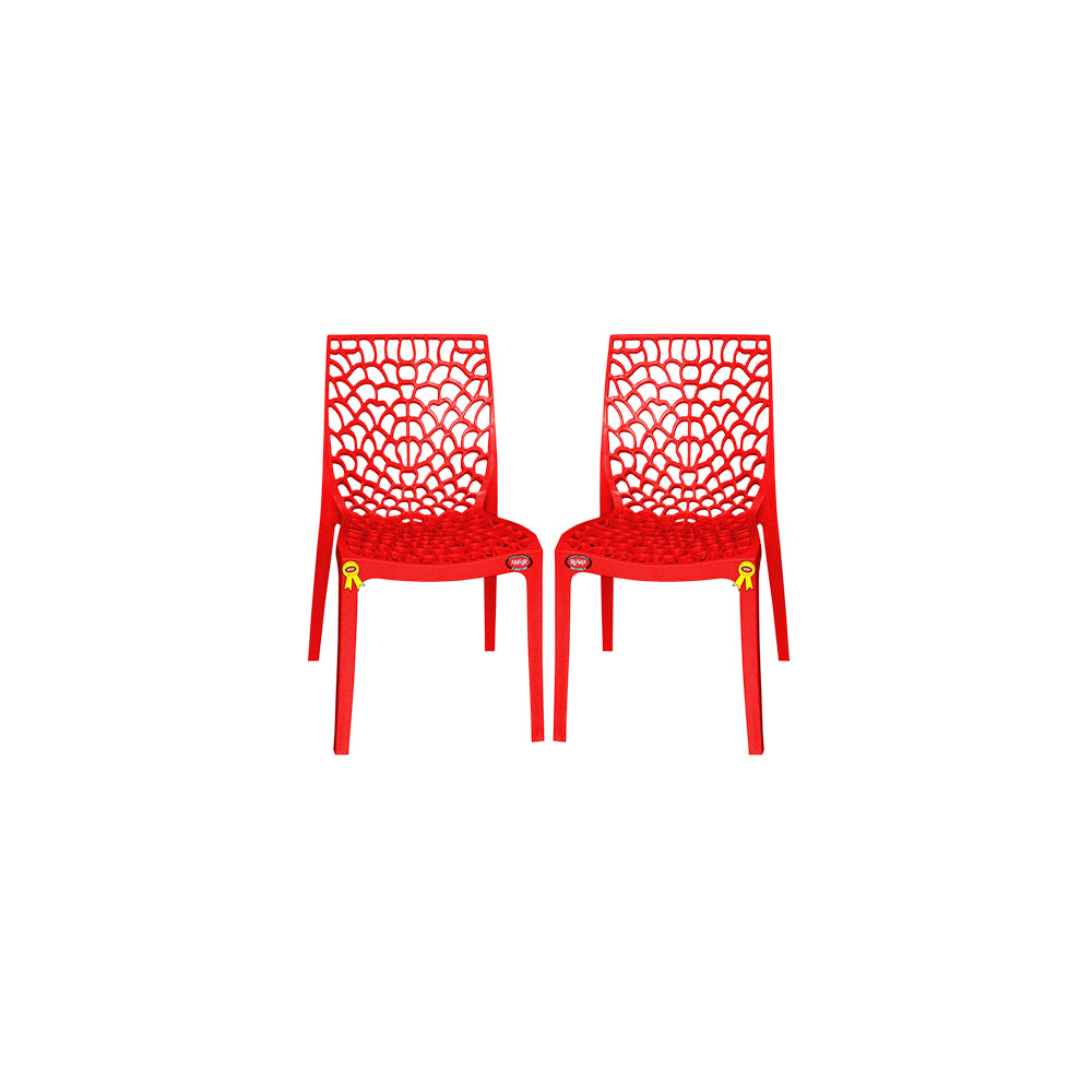 Spiro Modern Plastic Chair Set of 2