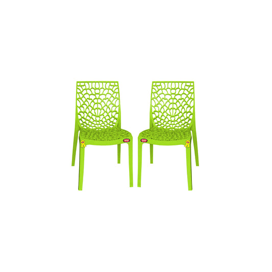 Spiro Modern Plastic Chair Set of 2