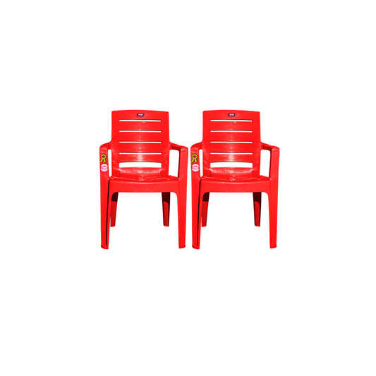 Striphy Plastic Chair Set of 2 - Office Chair