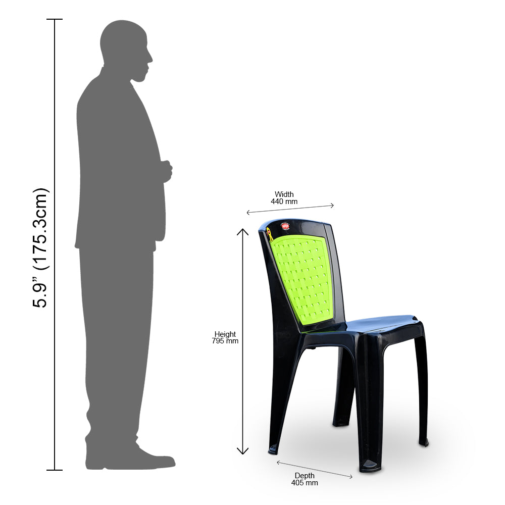 Unique Plastic Chair Set of 4 - Stylish Chair