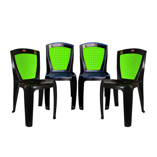 Unique Plastic Chair Set of 4 - Stylish Chair