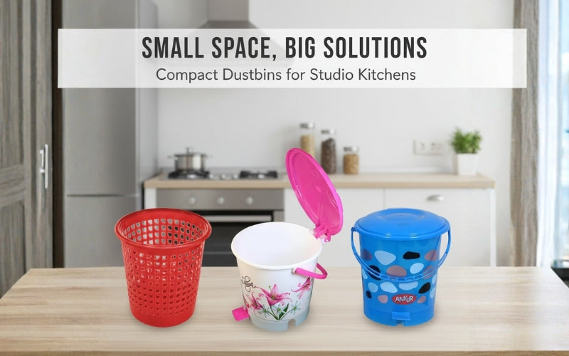 Small Rack Dustbin Compact Dustbin Ideas for Studio Apartments and Small Kitchens – Ankurwares