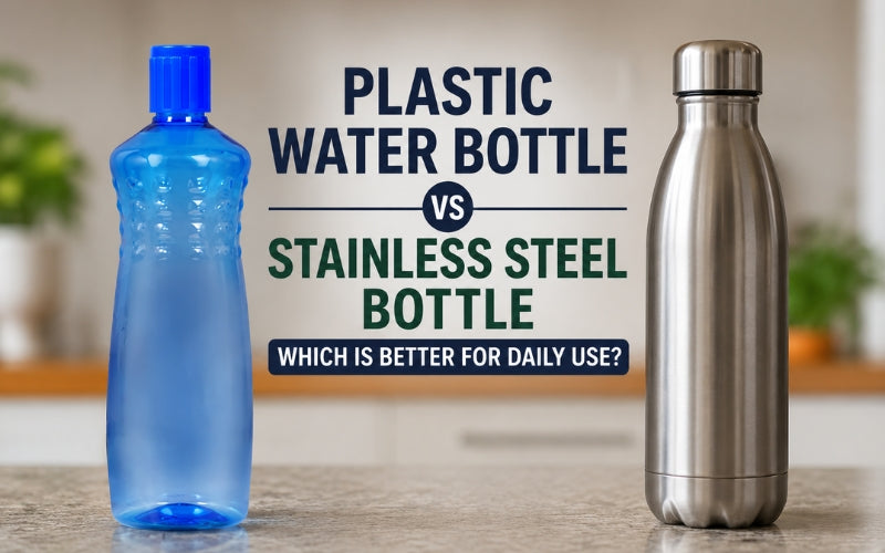 Plastic Water Bottle vs Stainless Steel Bottle