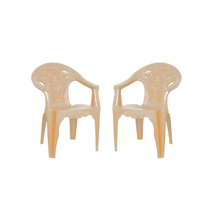 Crown Plastic Chair Set of 2