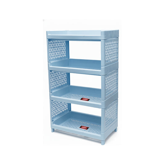 Thin Stackable Plastic Racks Plastic Shelf Racks – Ankurwares