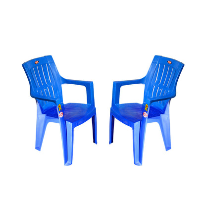 Cane Plastic Chair Set of 2 - Outdoor Chair