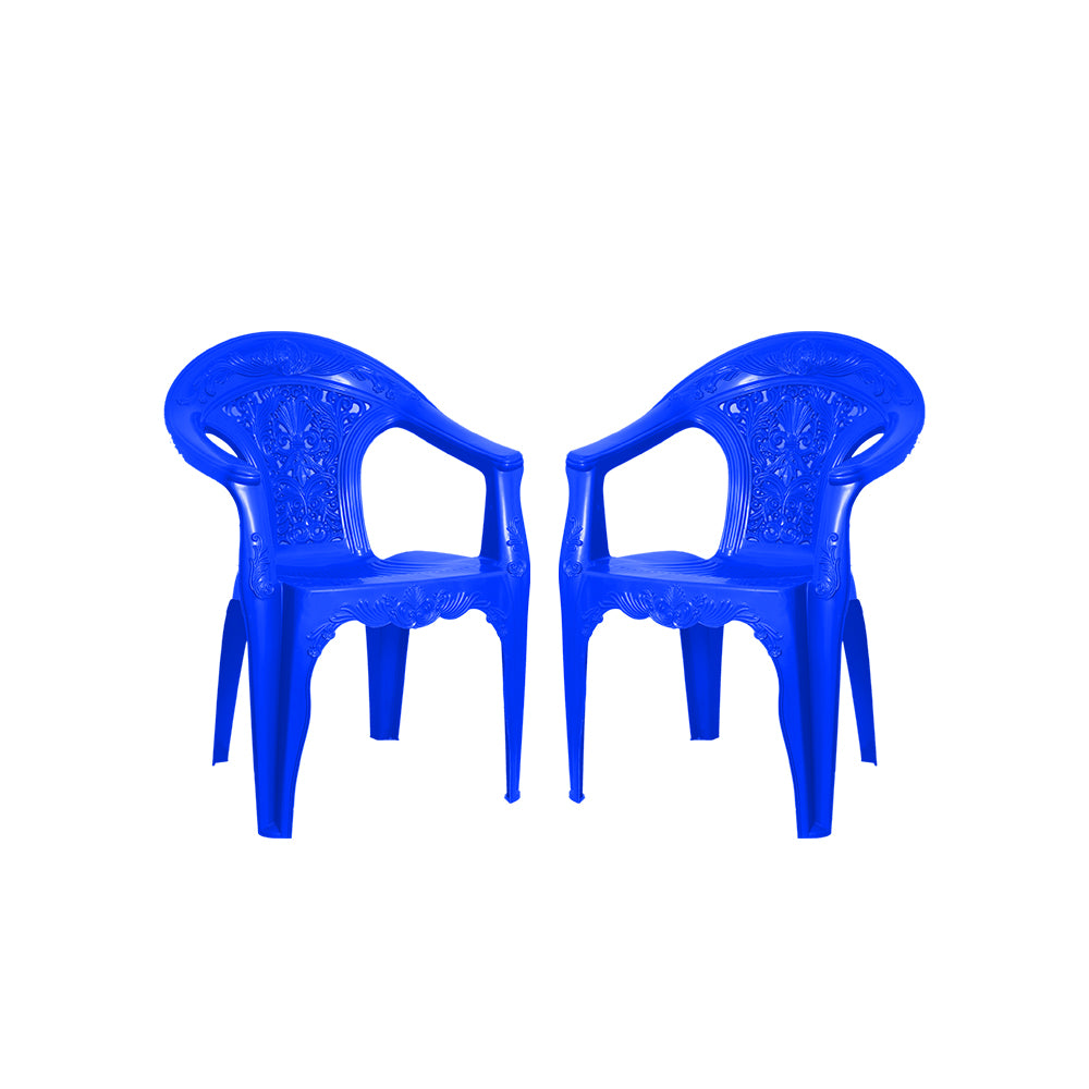Crown Plastic Chair Set of 2