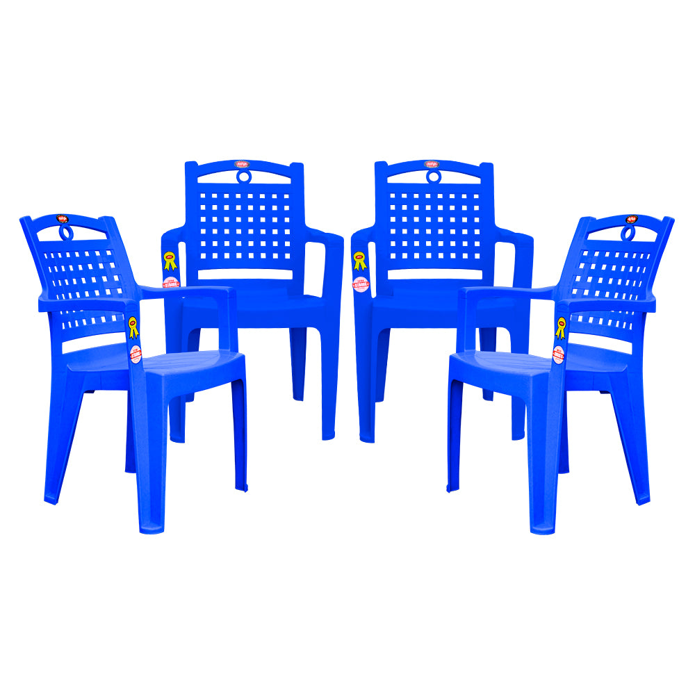Comfy Plastic Chair Set of 4 - Dining Chair