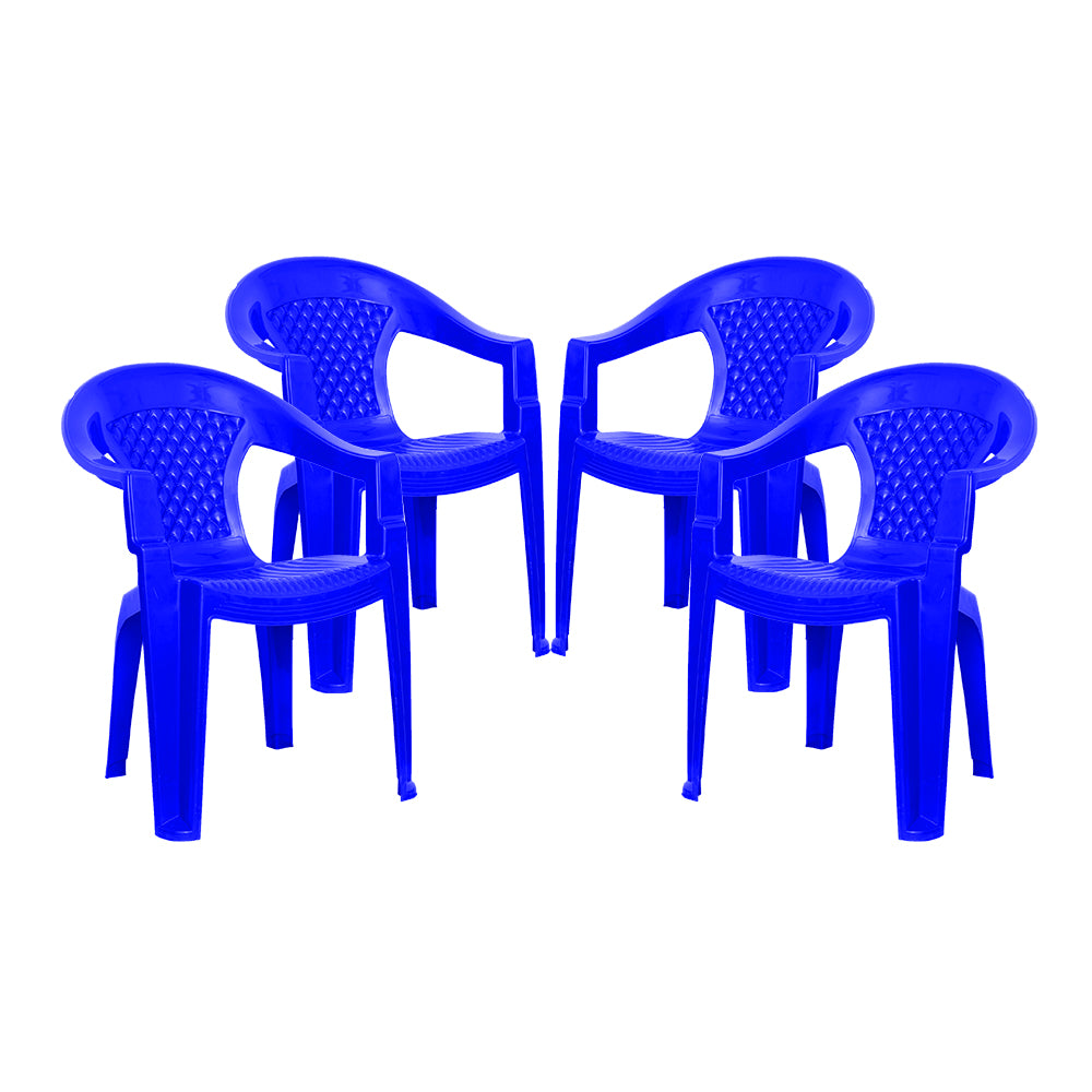 Burfy Plastic Chair Set of 4