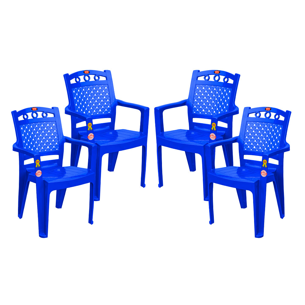 Majesty Plastic Chair Set of 4- Luxurious Seating