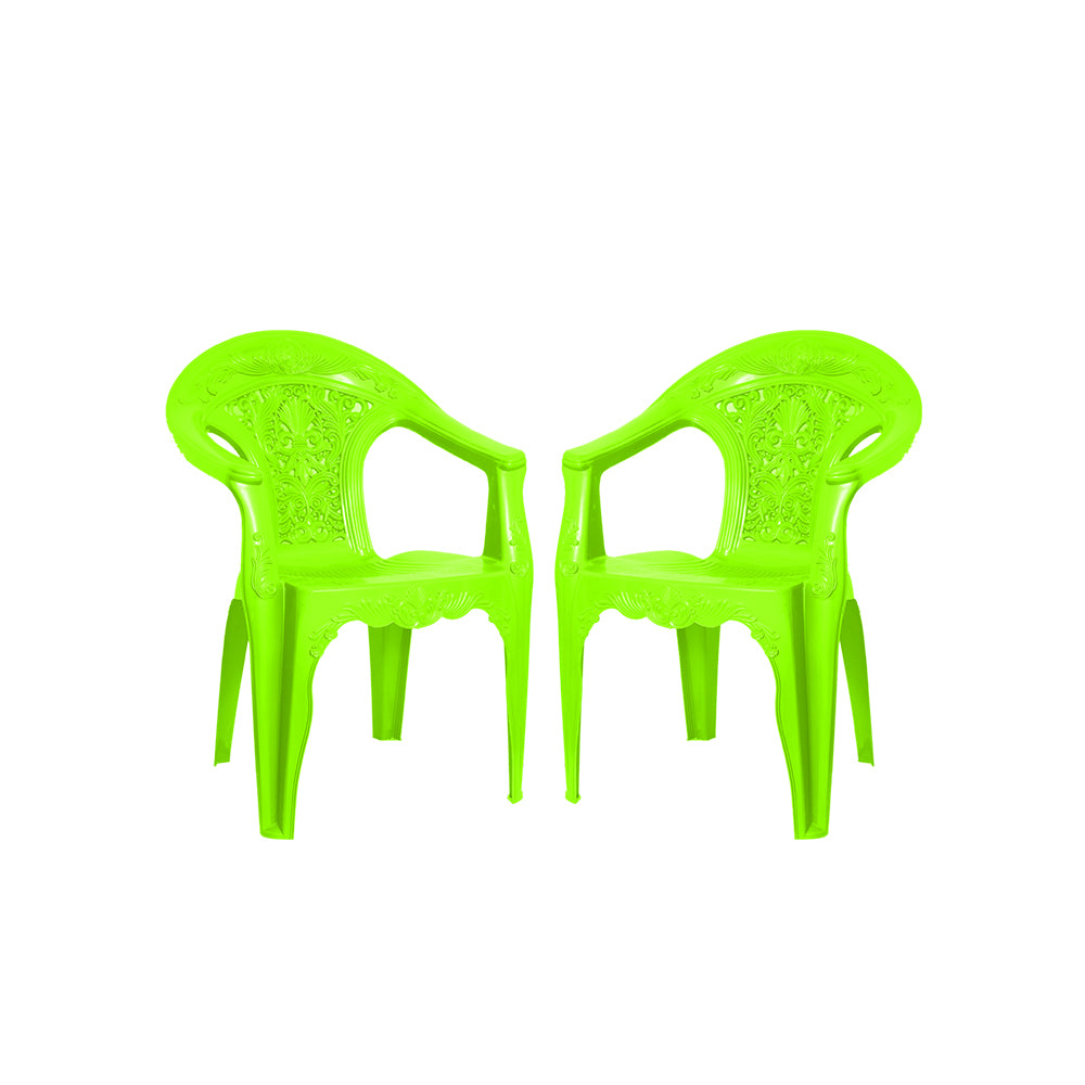 Crown Plastic Chair Set of 2