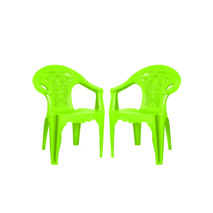 Crown Plastic Chair Set of 2