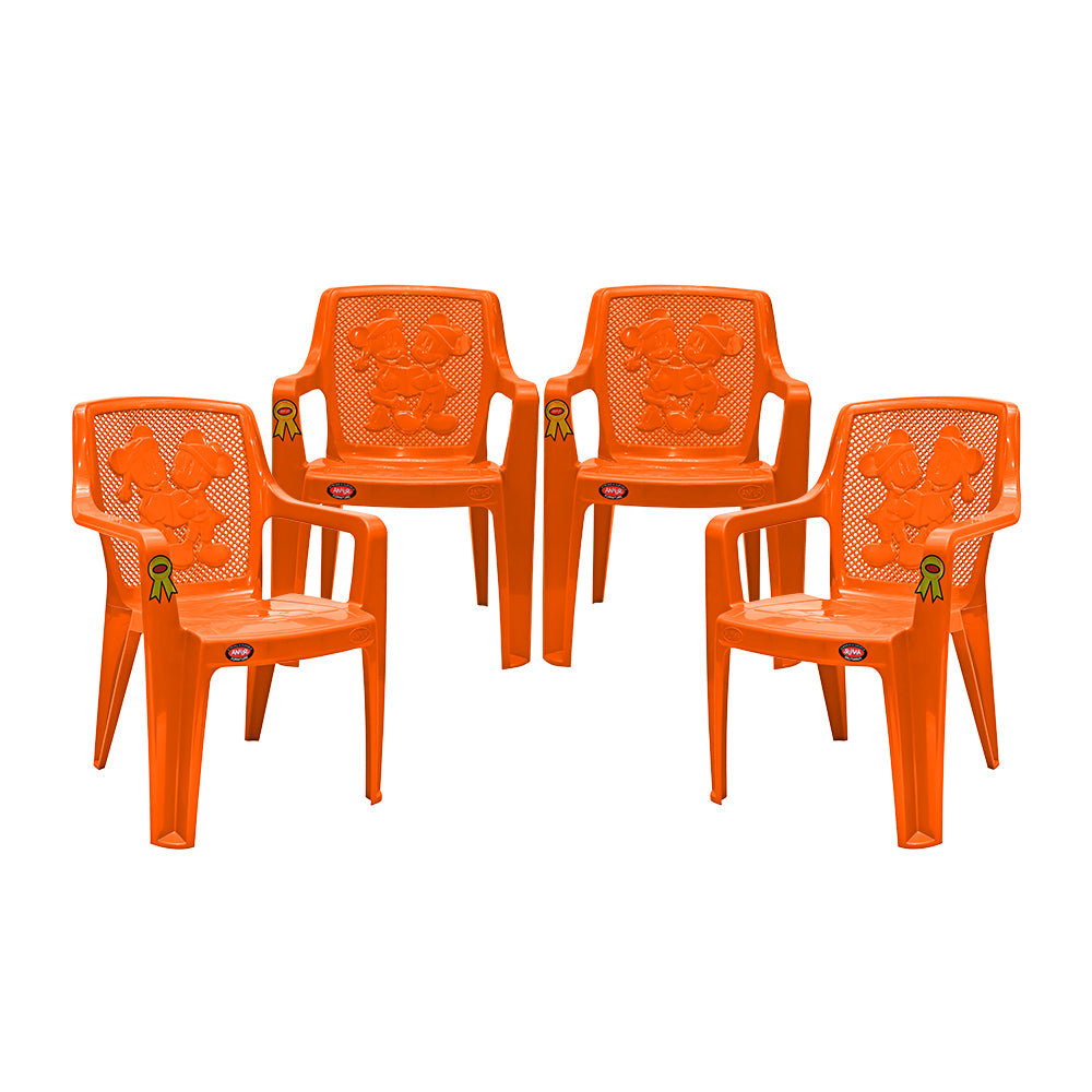 Kido Baby Chair Set of 4 – Cartoon Edition