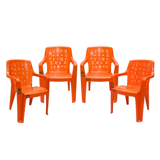 Fun Kid Chair Set of 4 – Alphabet Edition