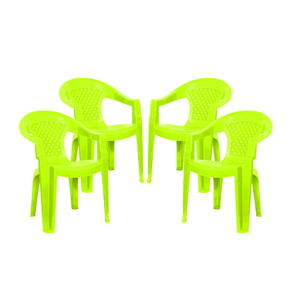 Burfy Plastic Chair Set of 4