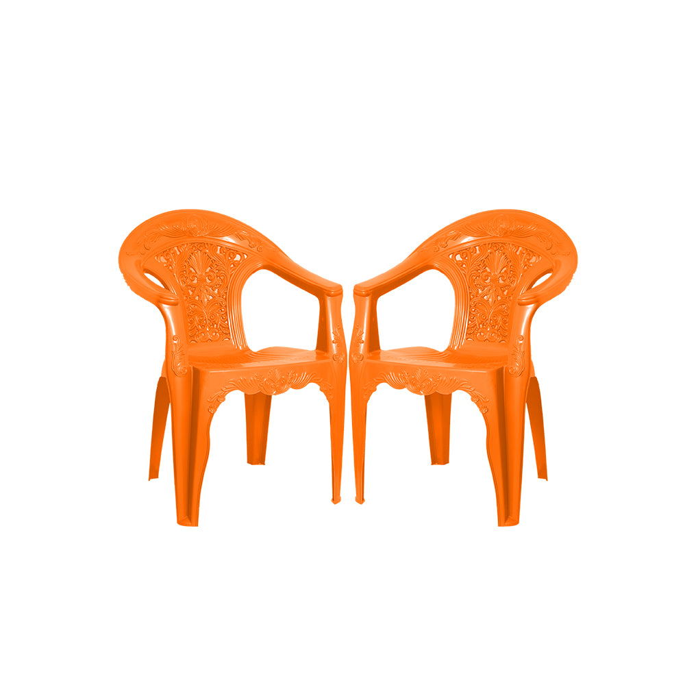 Crown Plastic Chair Set of 2