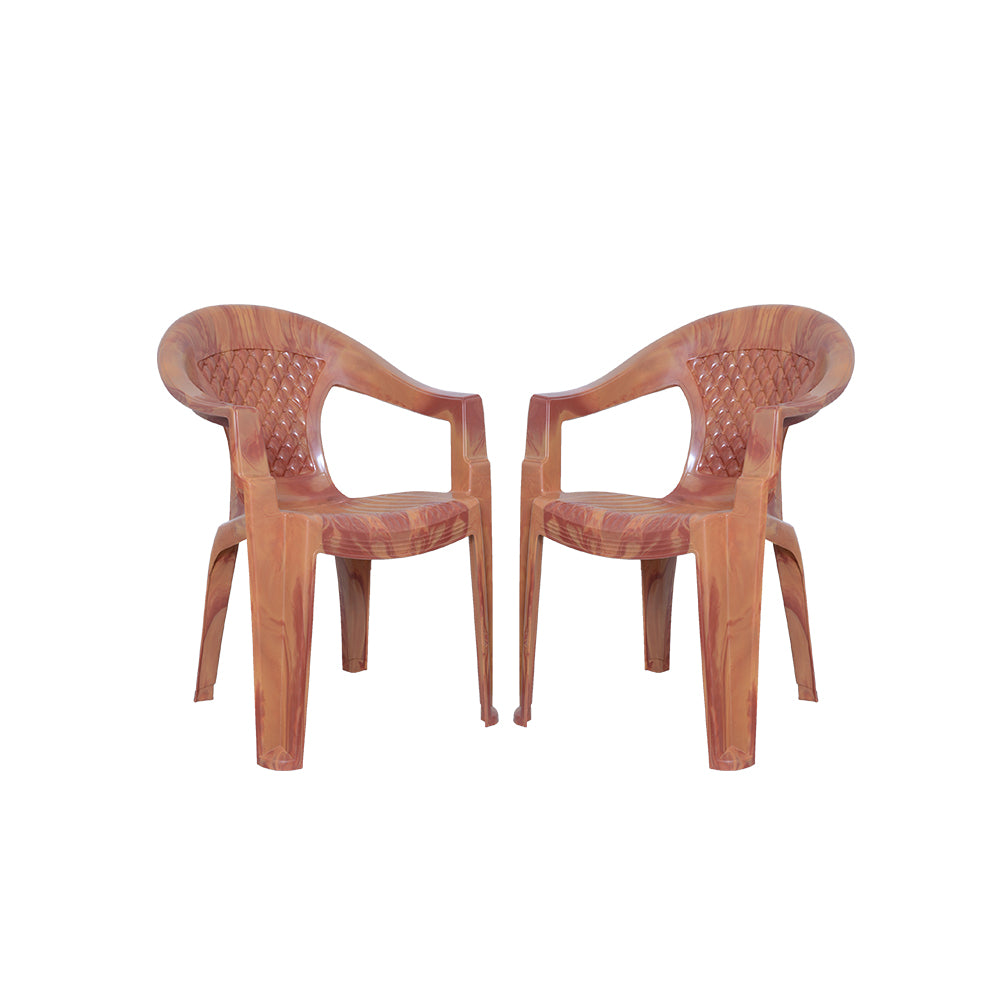 Burfy Plastic Chair Set of 2