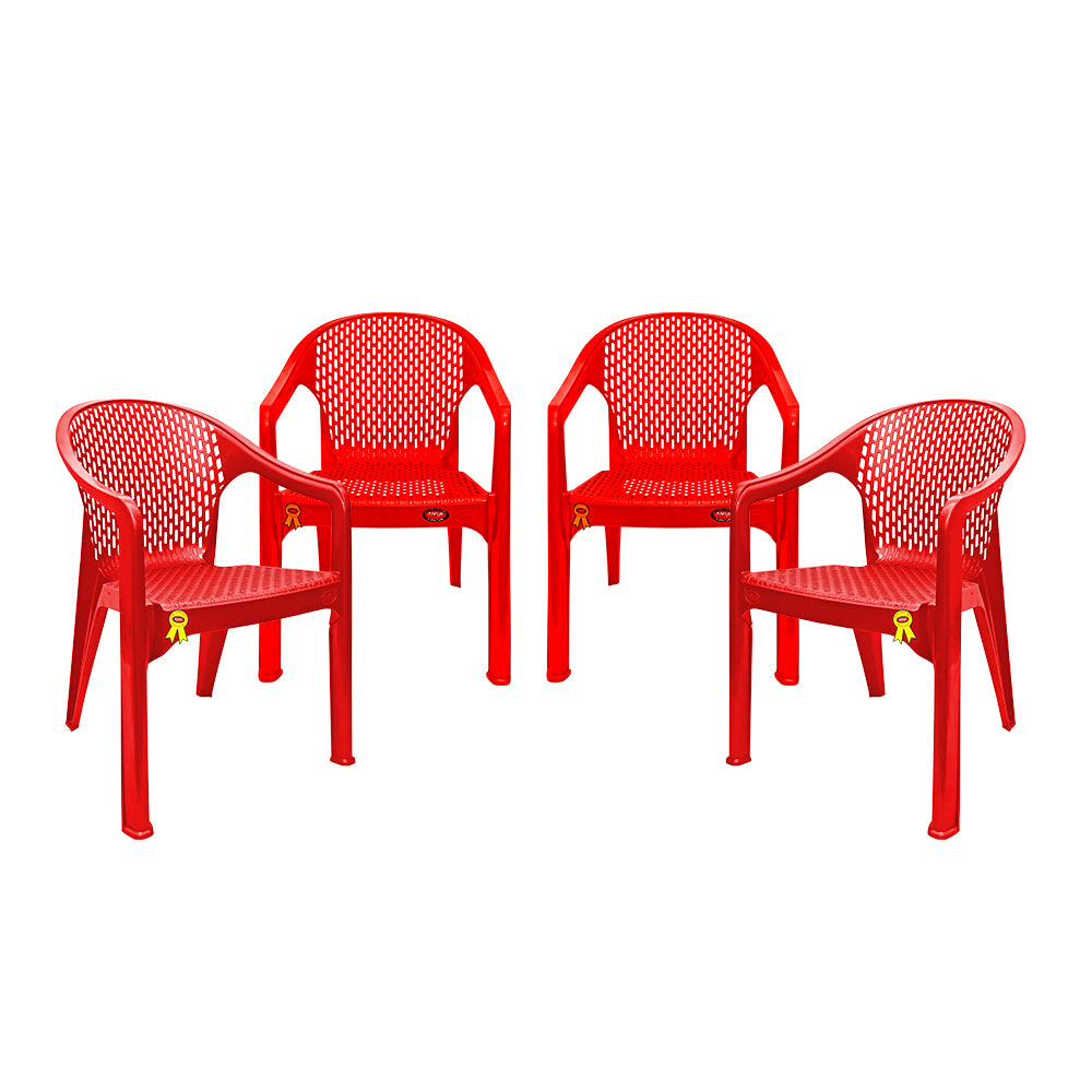 New Diamond Plastic Chair Set of 4