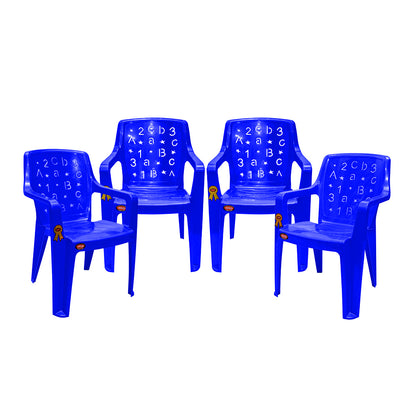 Fun Kid Chair Set of 4 – Alphabet Edition