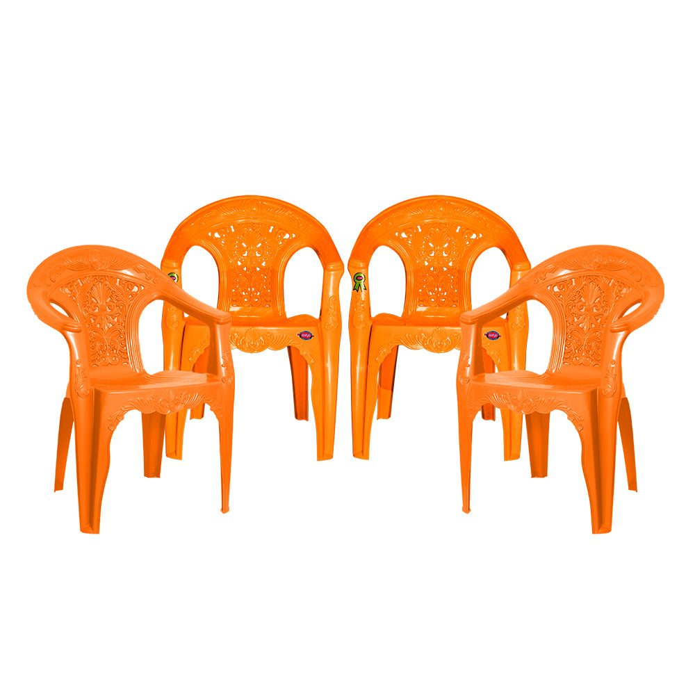 Crown Plastic Chair Set of 4