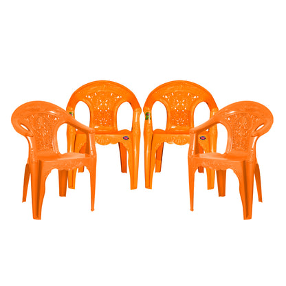 Crown Plastic Chair Set of 4