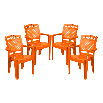 Majesty Plastic Chair Set of 4- Luxurious Seating