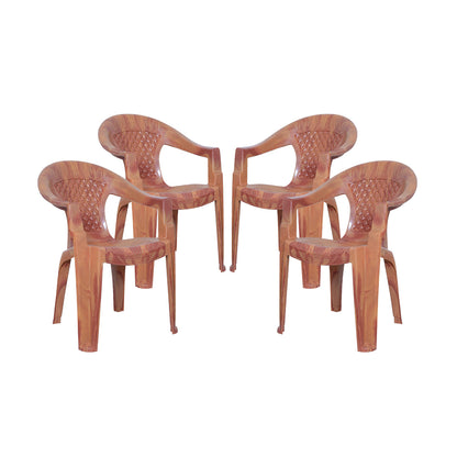 Burfy Plastic Chair Set of 4