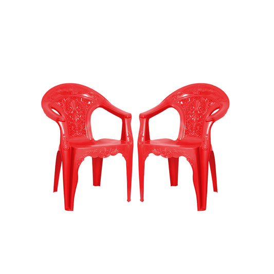 Crown Plastic Chair Set of 2