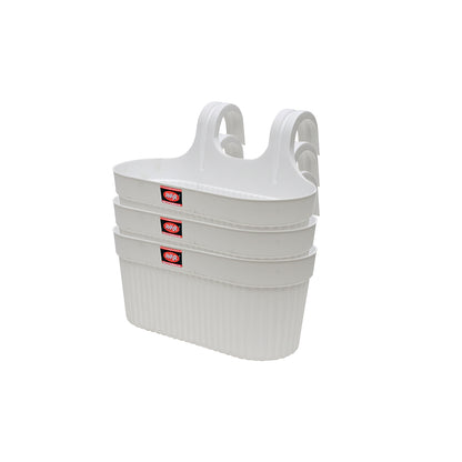 Vessel Dual-Hook Wall Hanging Planter (Set of 3)