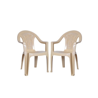 Luxuary Plastic Chair Set of 2