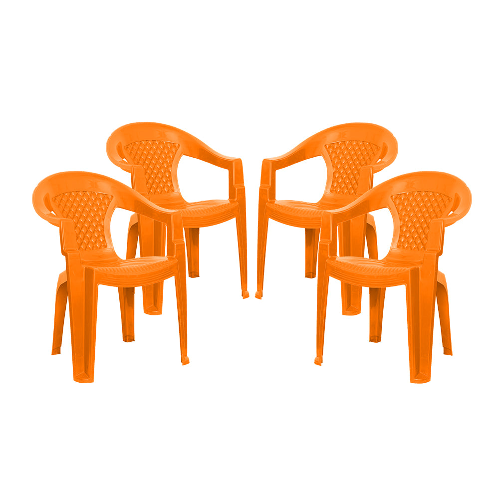 Burfy Plastic Chair Set of 4