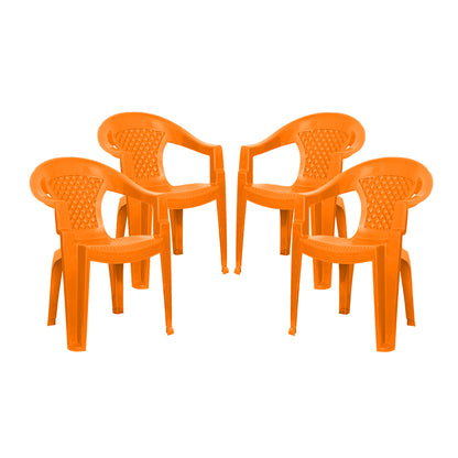 Burfy Plastic Chair Set of 4