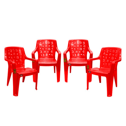 Fun Kid Chair Set of 4 – Alphabet Edition