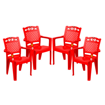 Majesty Plastic Chair Set of 4- Luxurious Seating