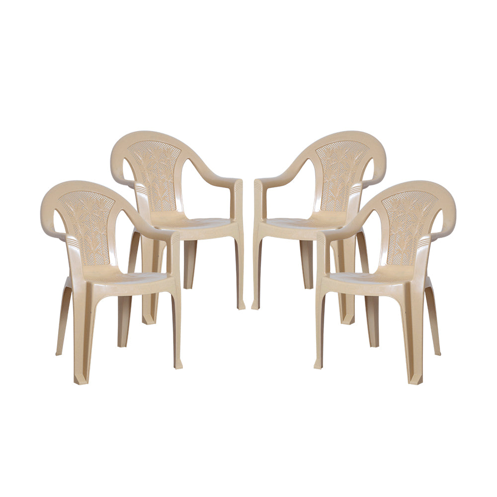 Luxuary Plastic Chair Set of 4