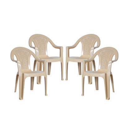 Luxuary Plastic Chair Set of 4